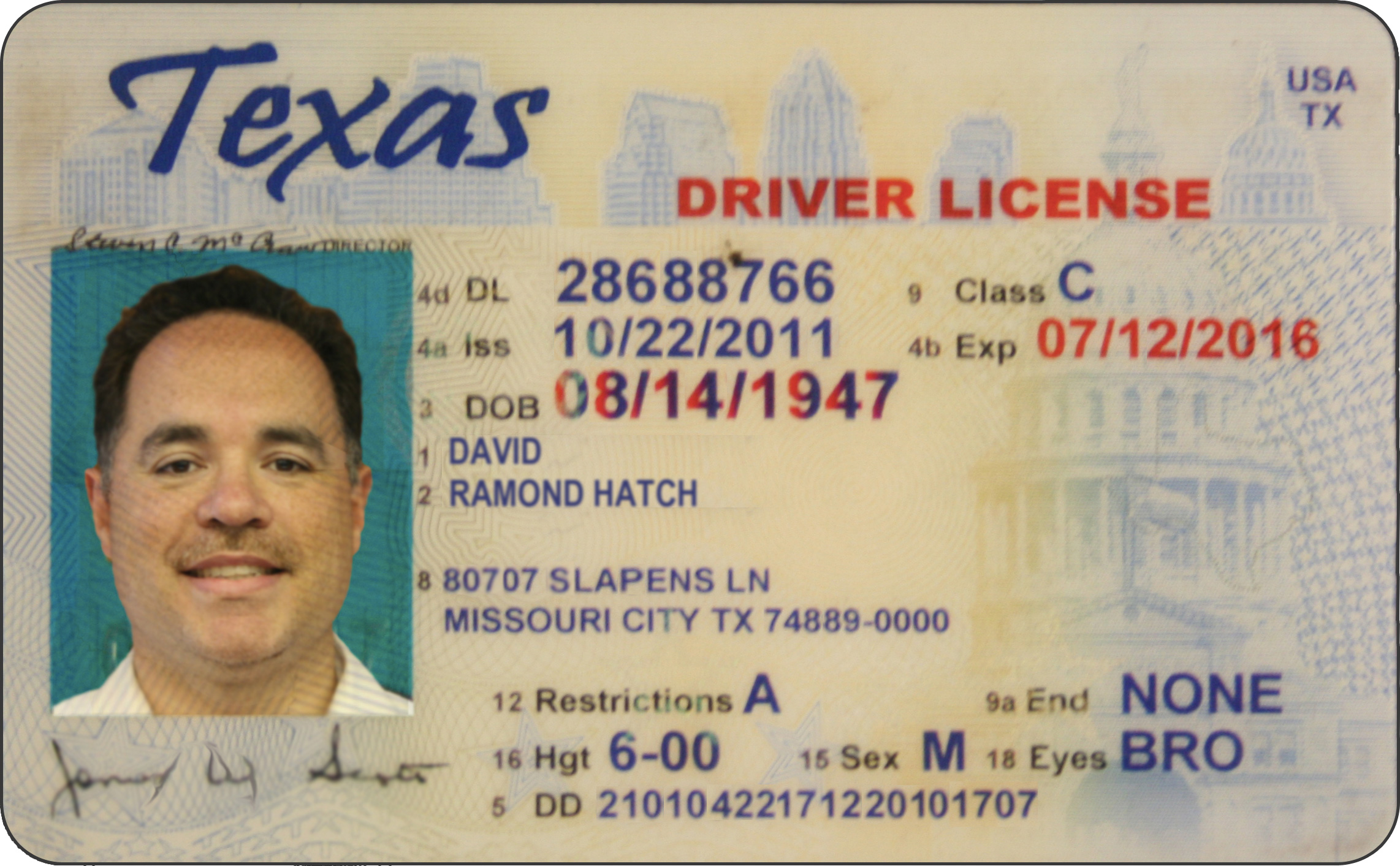 florida driver license back